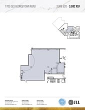 7700 Old Georgetown Rd, Bethesda, MD for lease Floor Plan- Image 1 of 2
