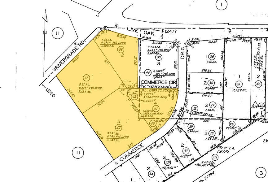 5051 Commerce Dr, Baldwin Park, CA for sale - Plat Map - Image 1 of 1