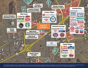 10415-10419 Folsom Blvd, Rancho Cordova, CA - AERIAL  map view