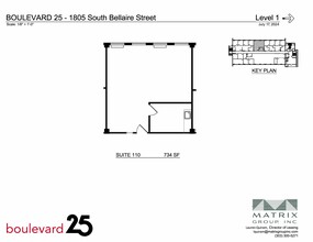 1805 S Bellaire St, Denver, CO for lease Site Plan- Image 1 of 2