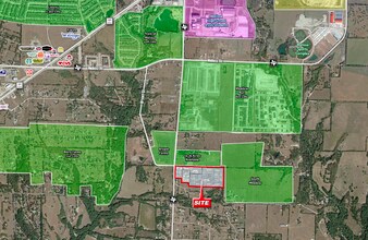1700 Milrany Ln, Melissa, TX - AERIAL  map view