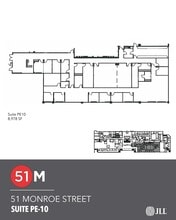 51 Monroe St, Rockville, MD for lease Floor Plan- Image 1 of 2