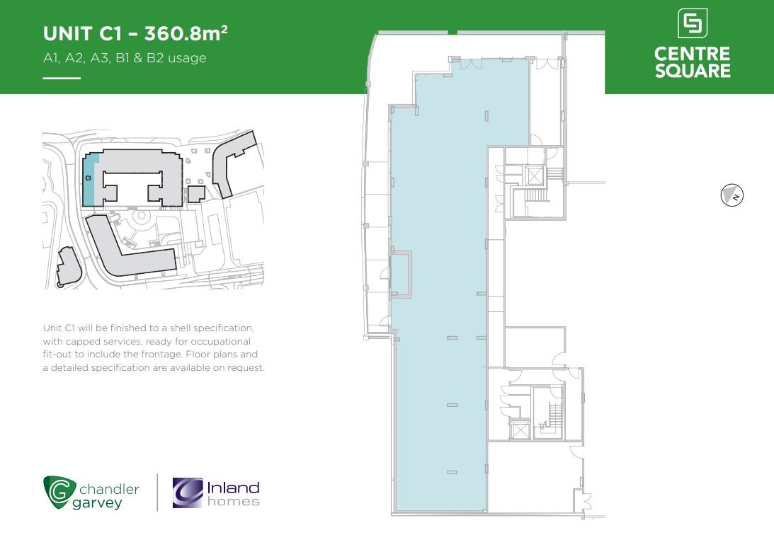 Lilys Walk, High Wycombe, BKM HP11 2PR - Unit C1 -  - Floor Plan - Image 1 of 1