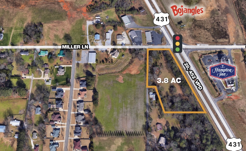 Highway 431, Hampton Cove, AL for sale - Plat Map - Image 3 of 3