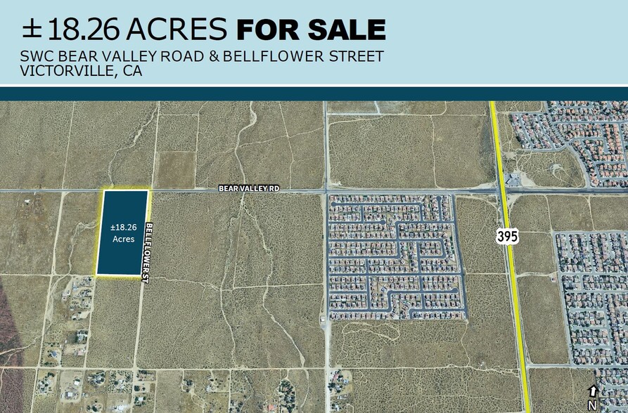 SWC Bear Valley Road and Bellflower Street, Victorville, CA for sale - Building Photo - Image 1 of 1