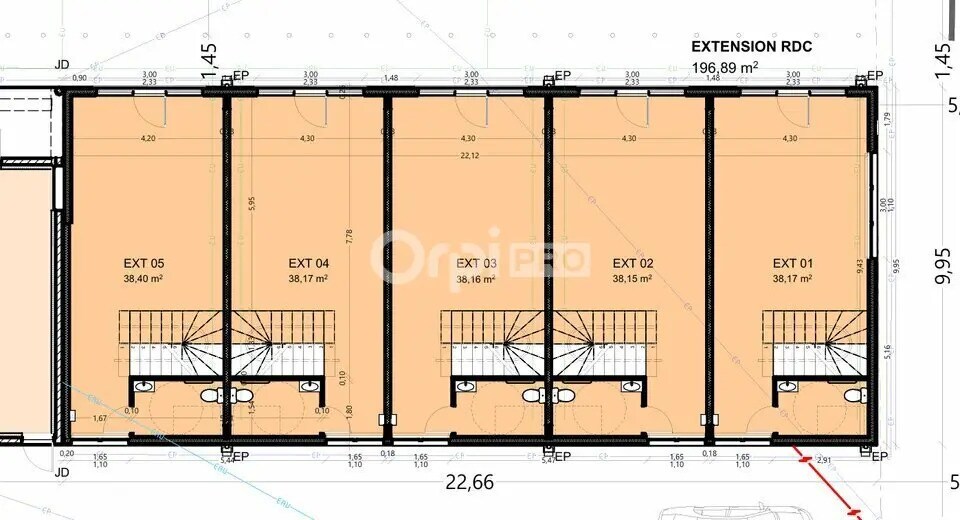 Office in Pau for lease Floor Plan- Image 1 of 8