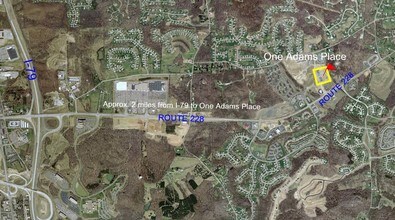 300-310 Seven Fields Blvd, Seven Fields, PA - Aerial map view