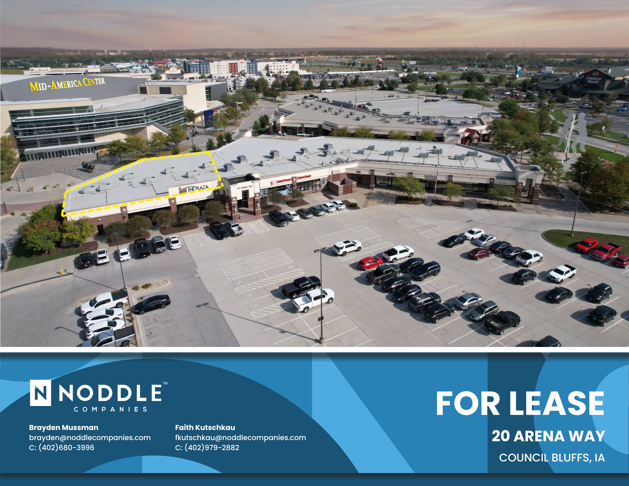 20-40 Arena Center, Council Bluffs, IA for lease Building Photo- Image 1 of 14