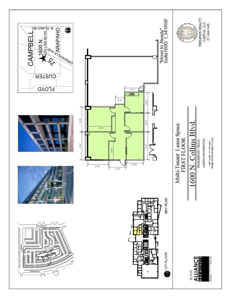 1600 N Collins Blvd, Richardson, TX for lease Floor Plan- Image 1 of 1