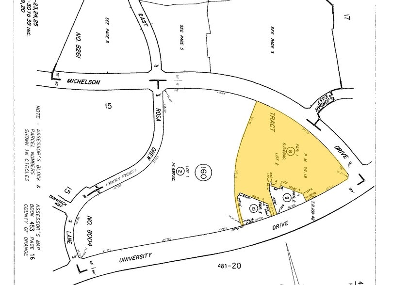 5317 University Dr, Irvine, CA for lease - Plat Map - Image 3 of 5