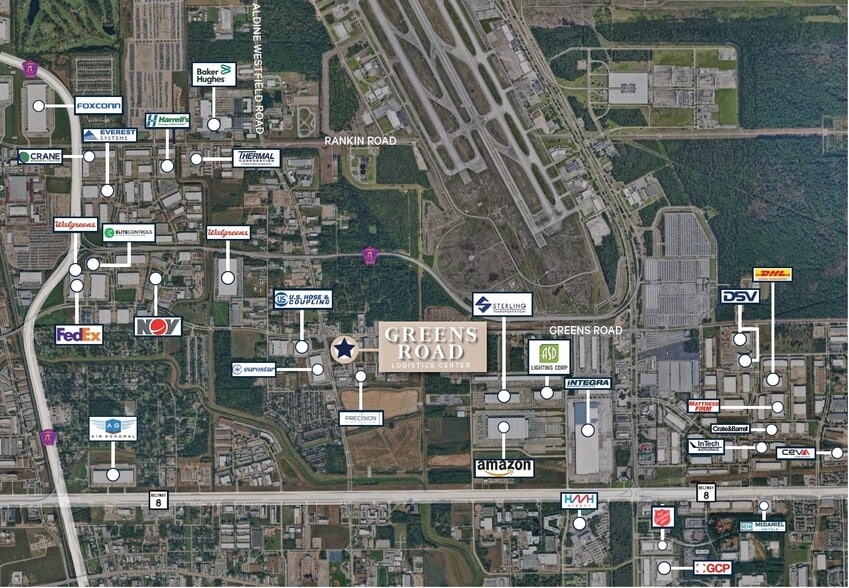 00 Greens Rd, Houston, TX for sale - Aerial - Image 2 of 4