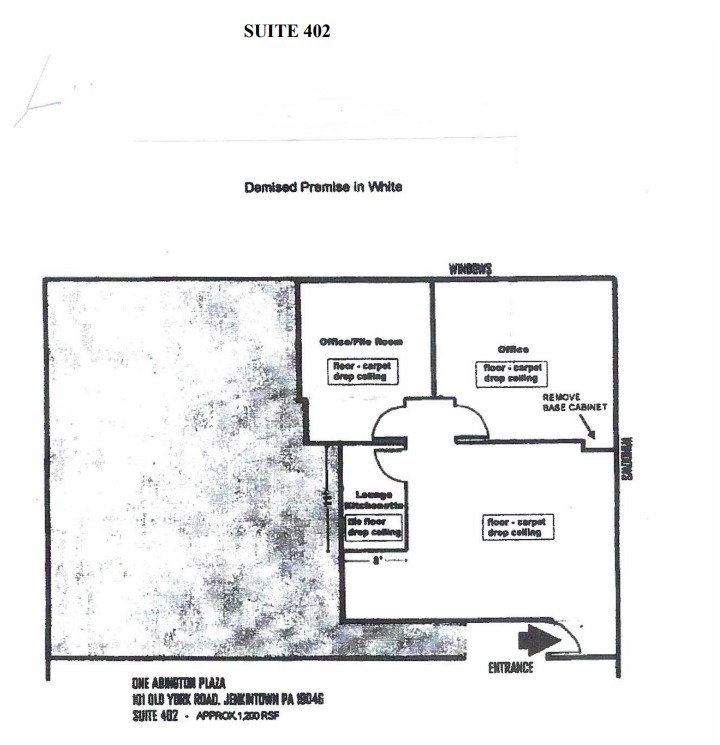 101 Old York Rd, Jenkintown, PA for lease Floor Plan- Image 1 of 1