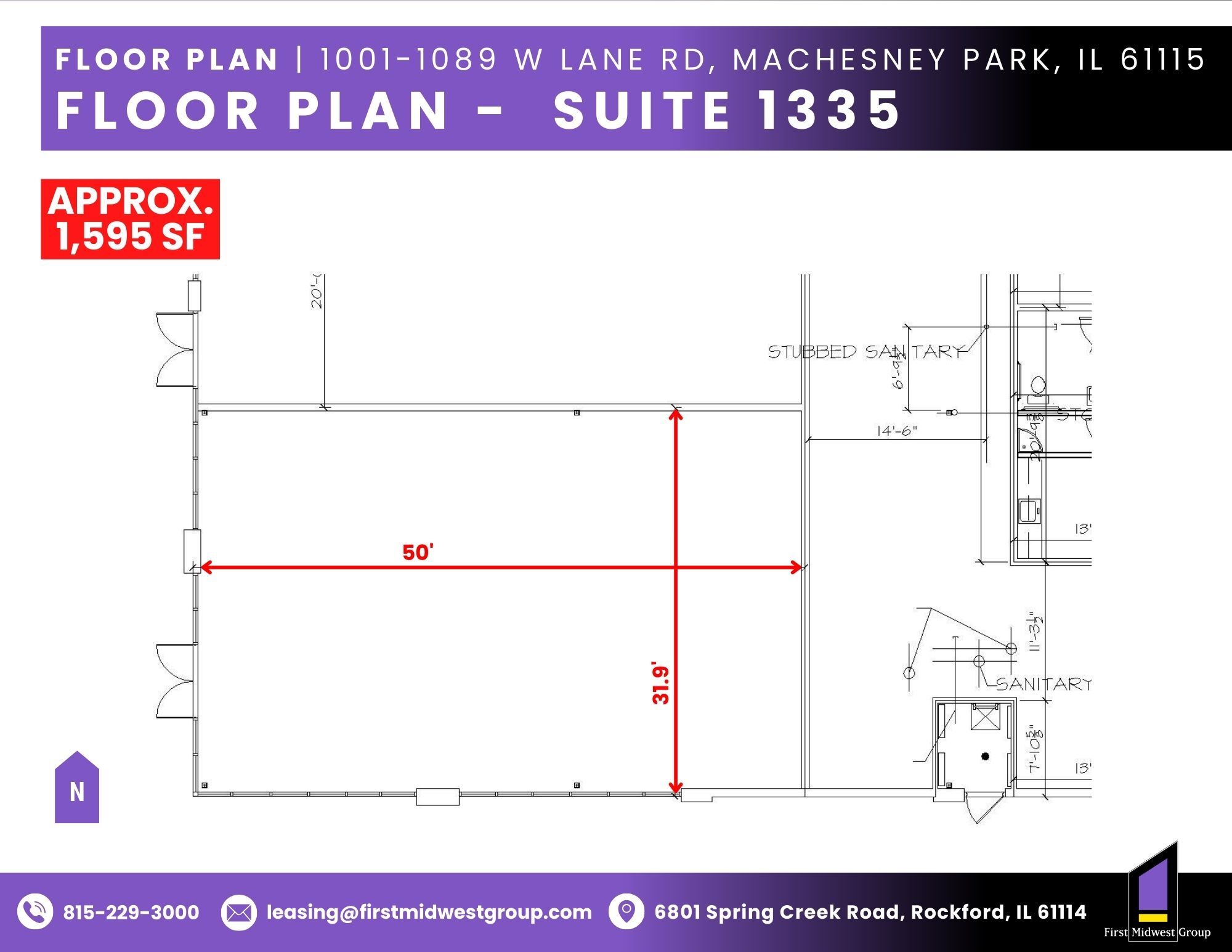 1001-1089 W Lane Rd, Machesney Park, IL for lease Building Photo- Image 1 of 1