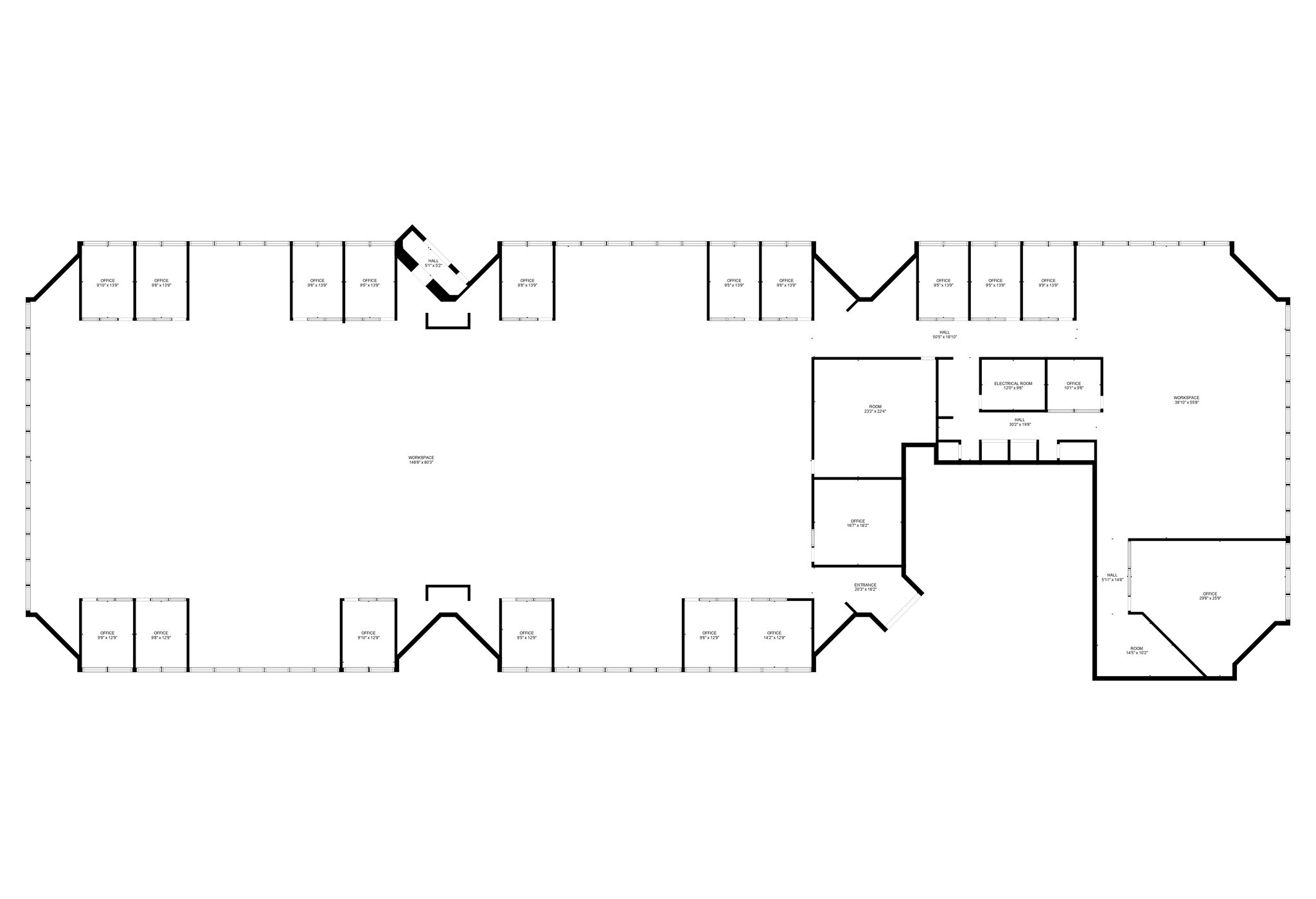 100 N Broadway St, Wichita, KS for lease Floor Plan- Image 1 of 8