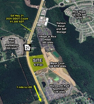 More details for GA Hwy 21, Port Wentworth, GA - Land for Sale