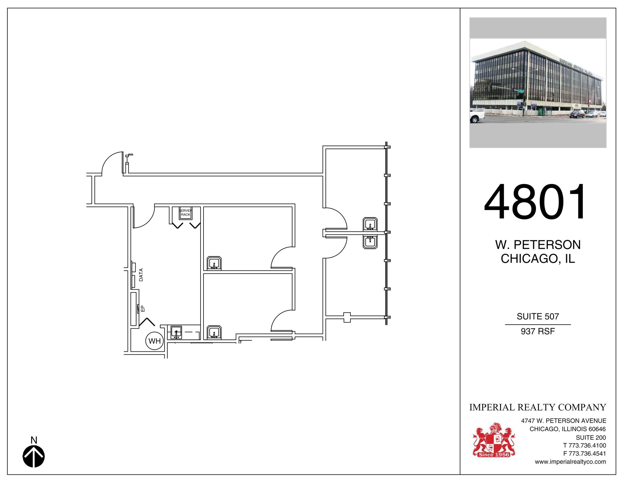 4801 W Peterson Ave, Chicago, IL for lease Site Plan- Image 1 of 1