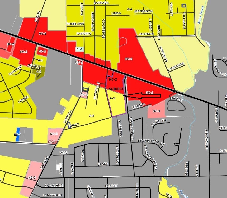 Slidell LA Zoning Map