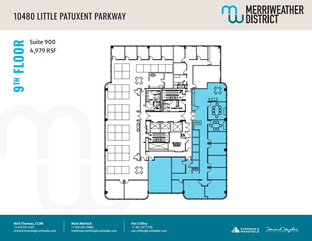10480 Little Patuxent Pky, Columbia, MD for lease Floor Plan- Image 1 of 1