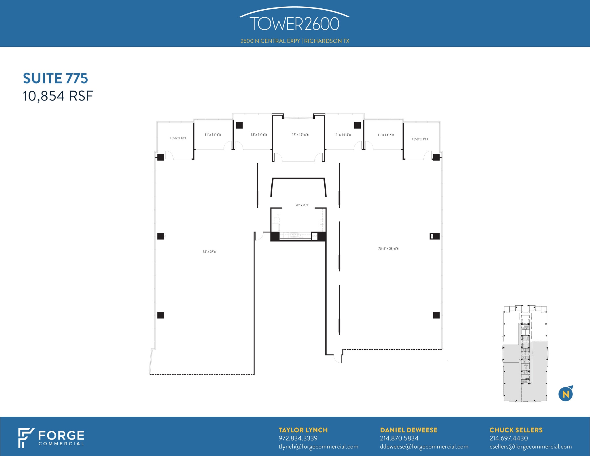 2600 N Central Expy, Richardson, TX for lease Floor Plan- Image 1 of 1