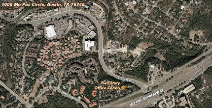 1008 MoPac Cir, Austin, TX - Aerial map view