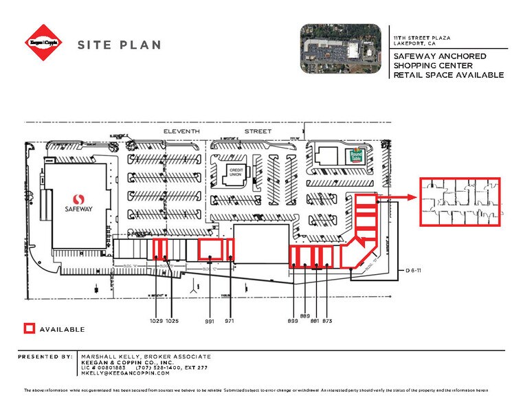 845-1071 11th St, Lakeport, CA for lease - Site Plan - Image 3 of 3