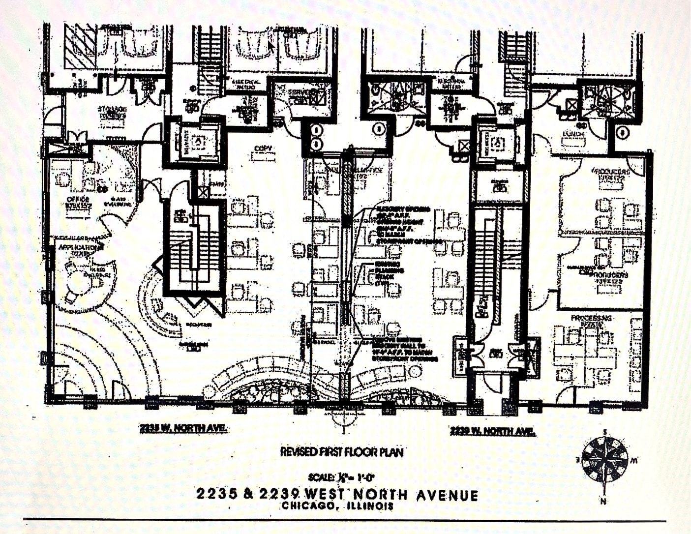 2239 W North Ave, Chicago, IL for lease Floor Plan- Image 1 of 1