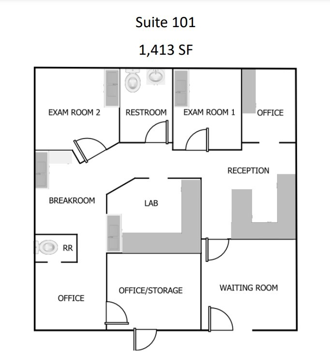 541 W Main St, Lewisville, TX for lease Floor Plan- Image 1 of 1