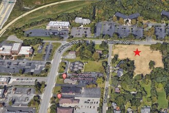 127 E Wilson Bridge Rd, Worthington, OH - aerial  map view