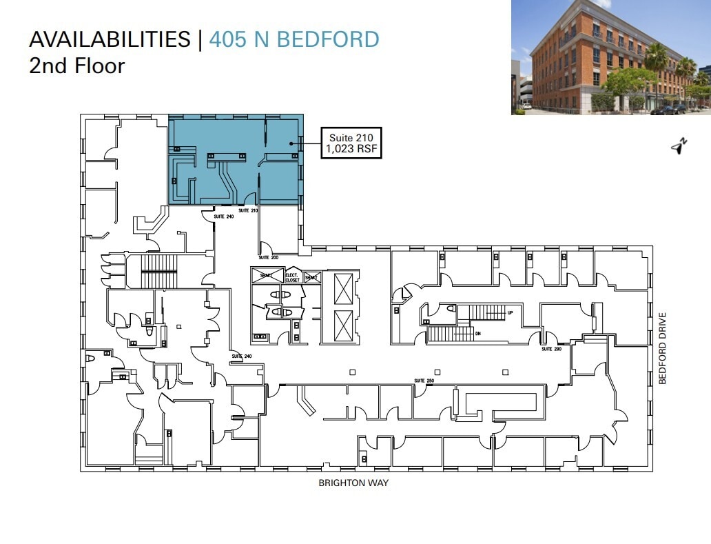 405 N Bedford Dr, Beverly Hills, CA for lease Floor Plan- Image 1 of 1