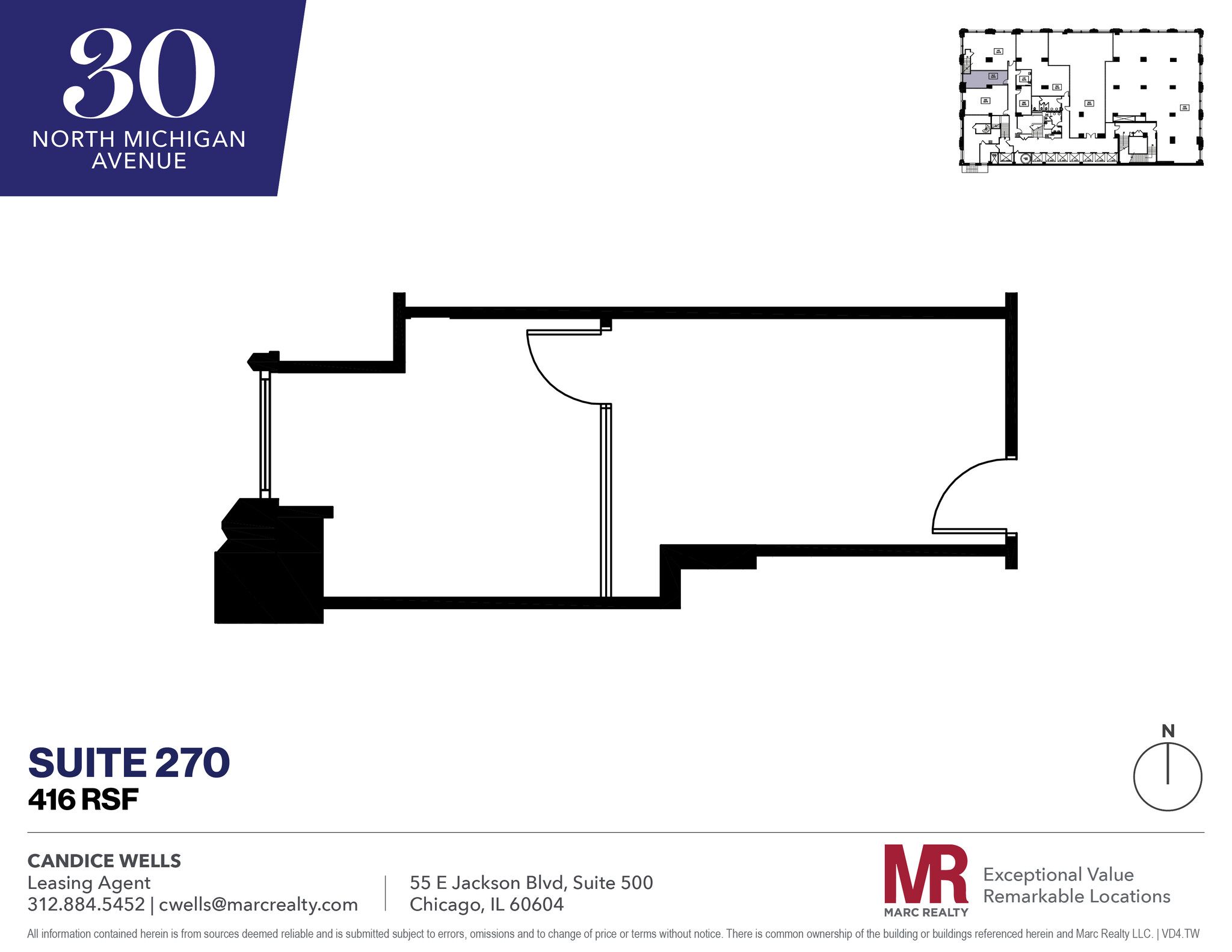 30 N Michigan Ave, Chicago, IL for lease Floor Plan- Image 1 of 1