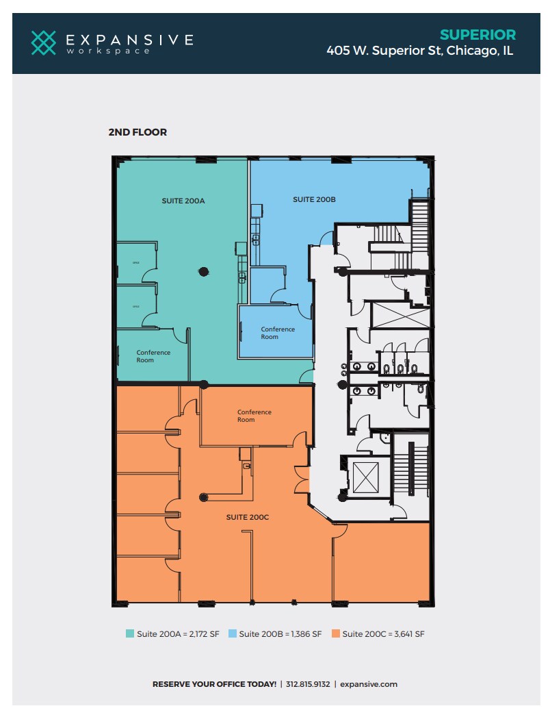 405 W Superior St, Chicago, IL for lease Floor Plan- Image 1 of 1