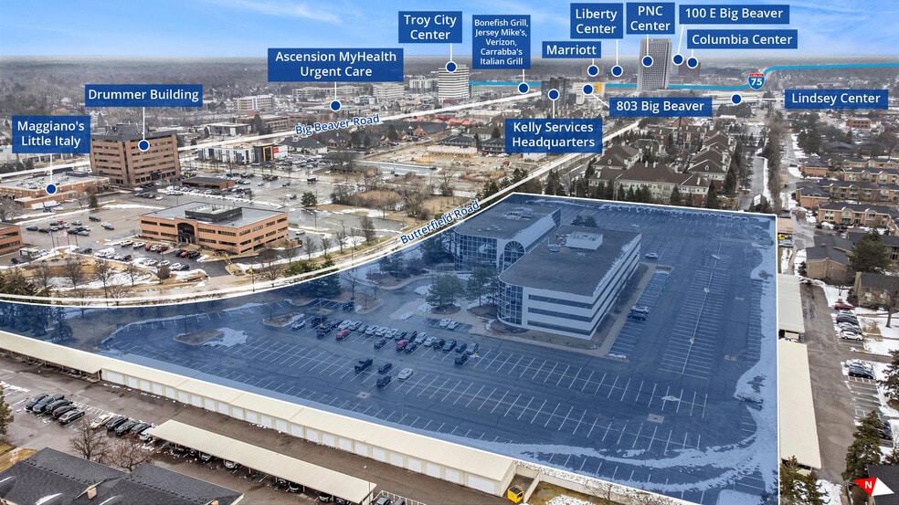 2125-2155 Butterfield Dr, Troy, MI for lease - Building Photo - Image 2 of 16