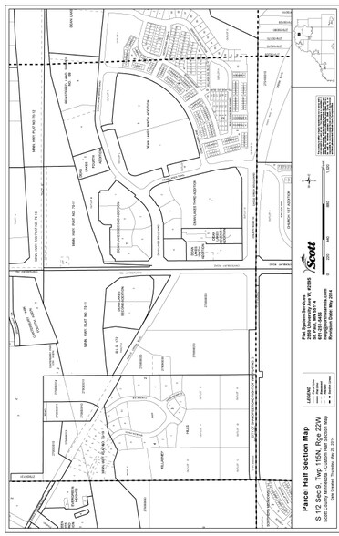 4301 Dean Lakes Blvd, Shakopee, MN for lease - Plat Map - Image 3 of 3