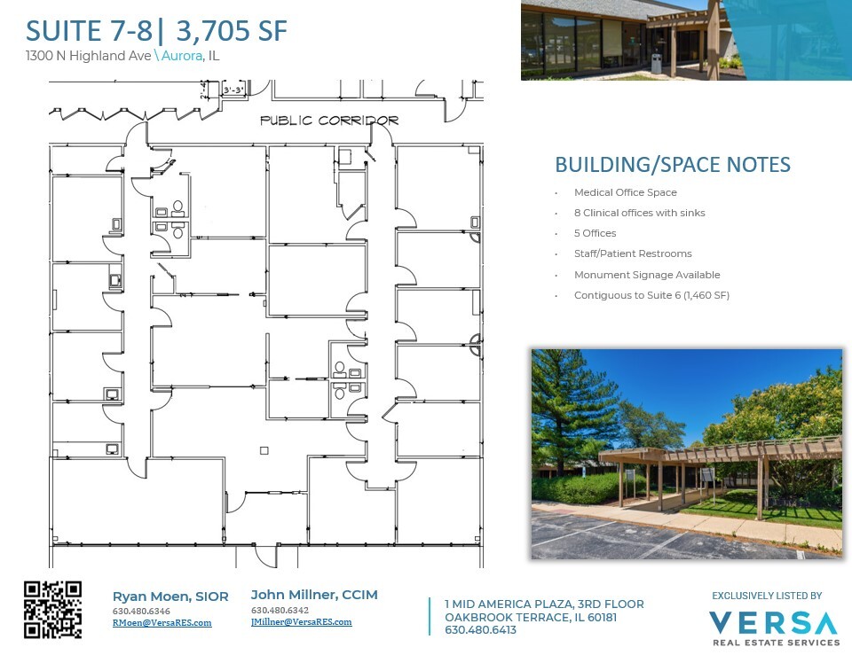 1300 N Highland Ave, Aurora, IL for lease Floor Plan- Image 1 of 2