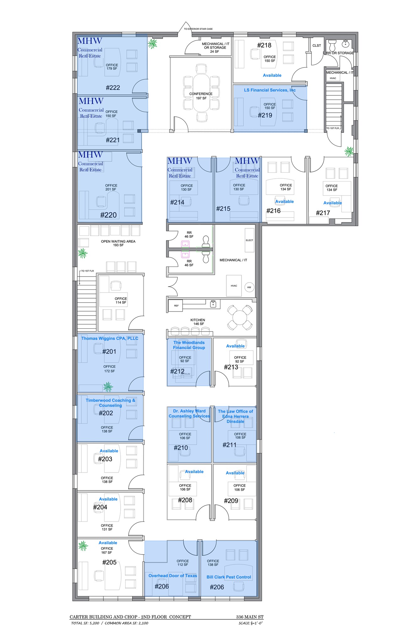 336 N Main St, Conroe, TX for lease Site Plan- Image 1 of 10