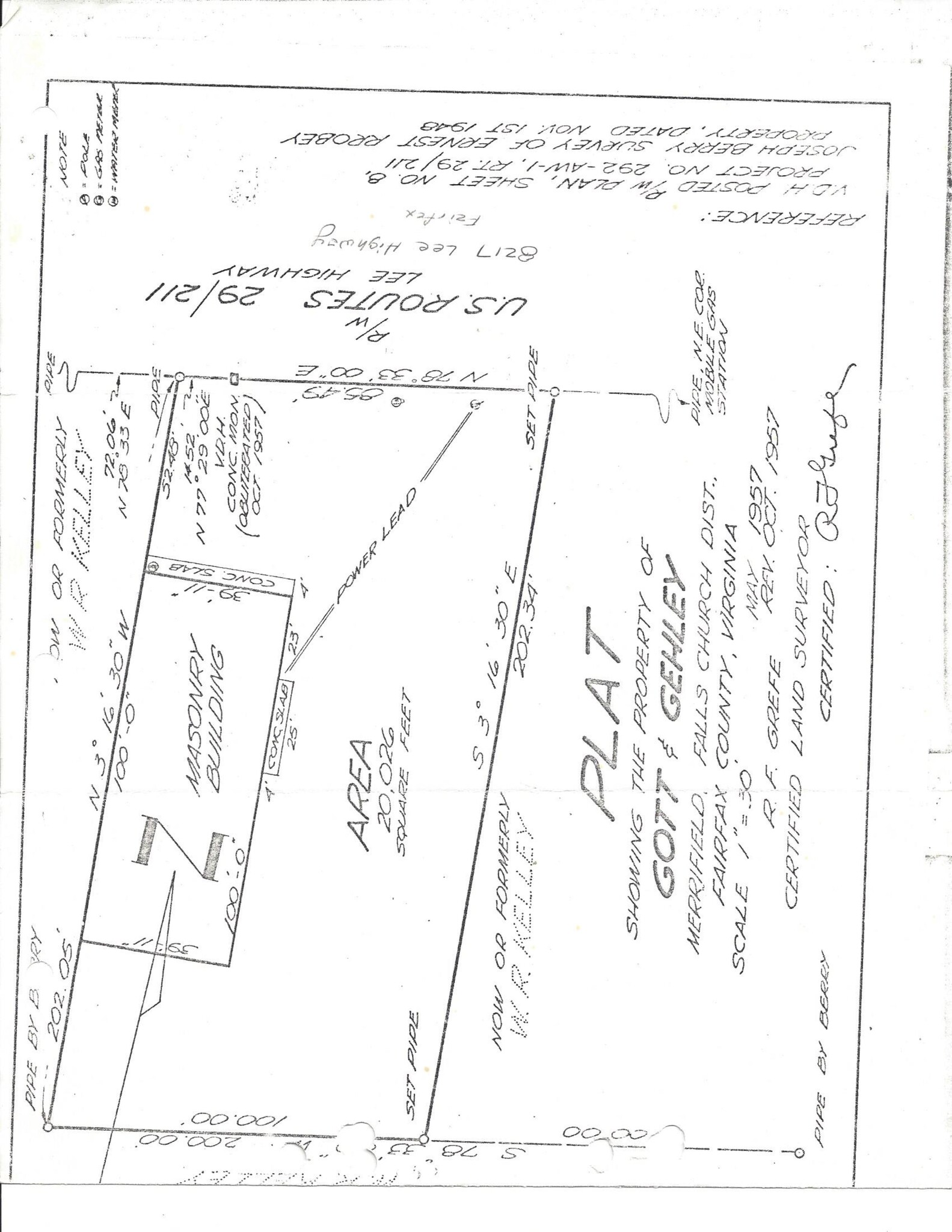 8217 Lee Hwy, Falls Church, VA for lease Site Plan- Image 1 of 1