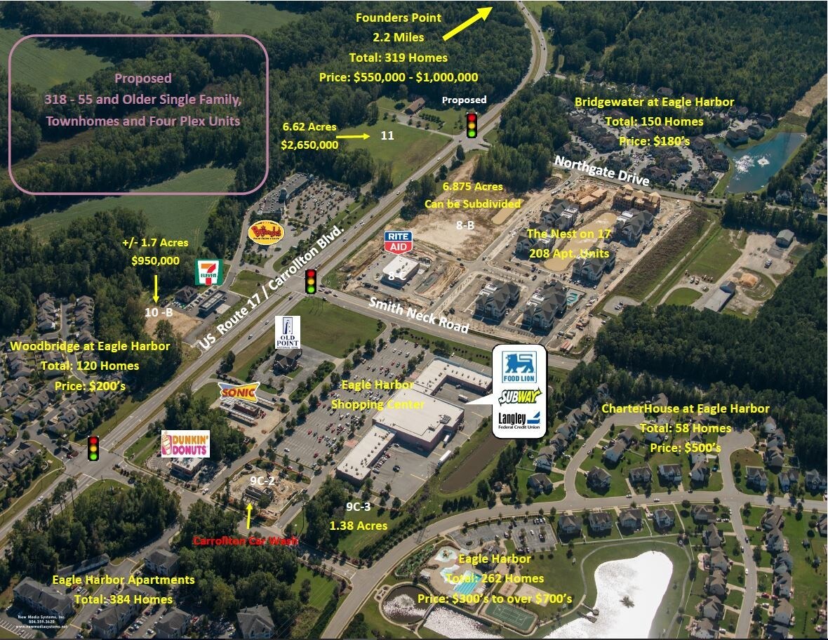 Carrollton Blvd US 17, Carrollton, VA 23314 Land Property for Sale