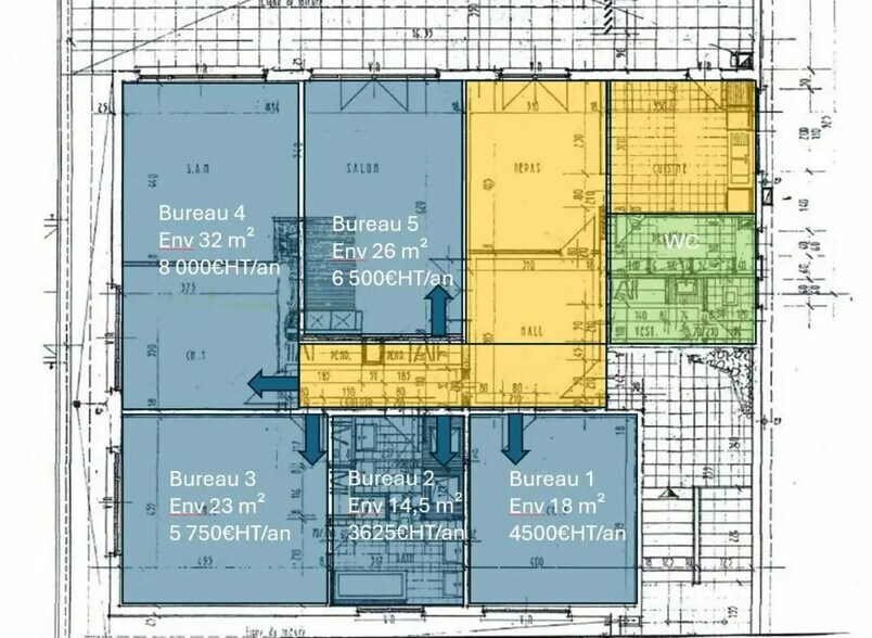 Office in Illkirch-Graffenstaden for lease - Floor Plan - Image 2 of 2