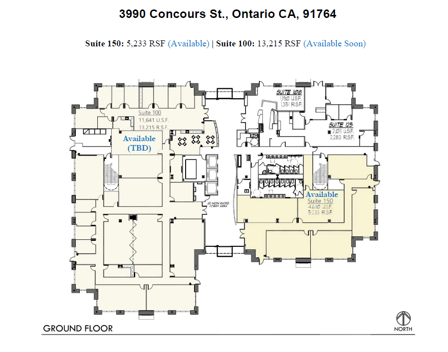 3990 Concours, Ontario, CA for lease Floor Plan- Image 1 of 1