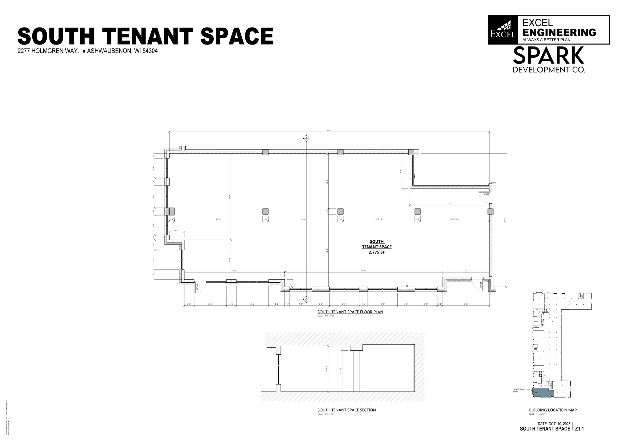2277 Holmgren Wy, Ashwaubenon, WI for lease Floor Plan- Image 1 of 1