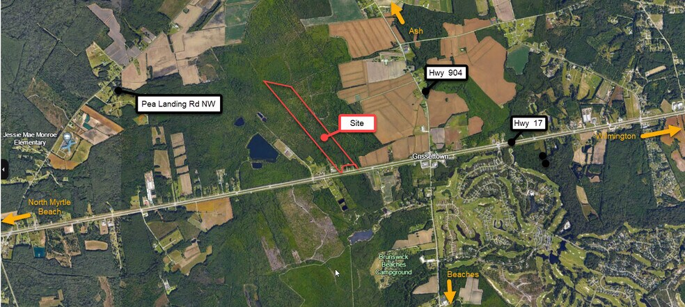 7436 Ocean W hwy, Sunset Beach, NC for sale - Building Photo - Image 2 of 5