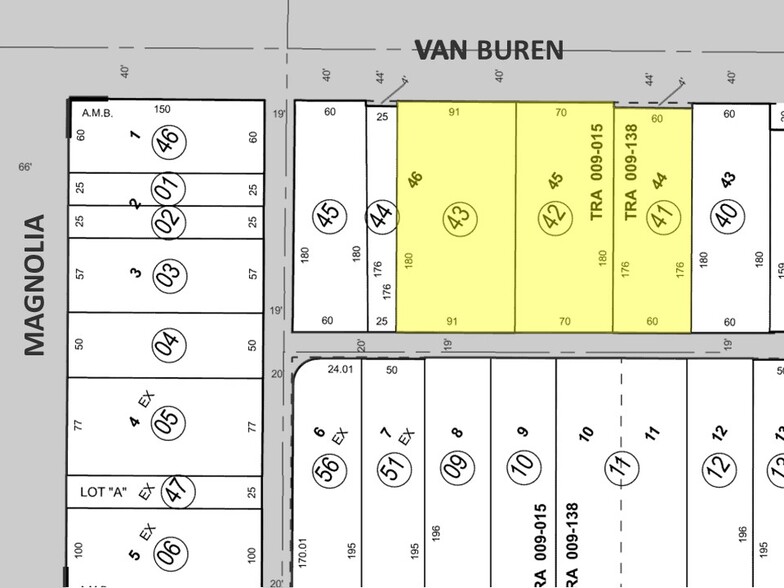 3732 Van Buren Boulevard, Riverside, CA for sale - Plat Map - Image 2 of 8