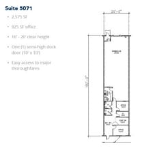 5029-5047 Martin Luther King Fwy, Fort Worth, TX for lease Floor Plan- Image 1 of 1