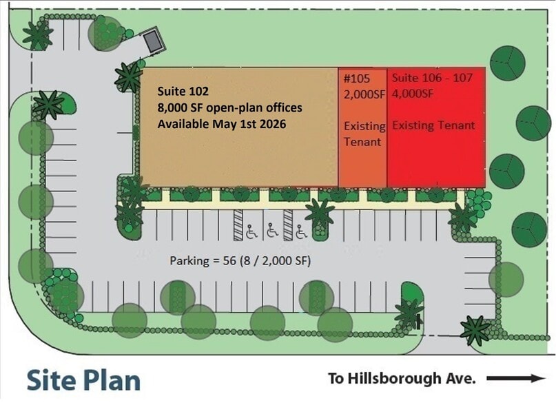 13528 Prestige Pl, Tampa, FL for lease - Site Plan - Image 3 of 4