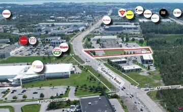 1301 Gardiners Rd, Kingston, ON - AERIAL  map view