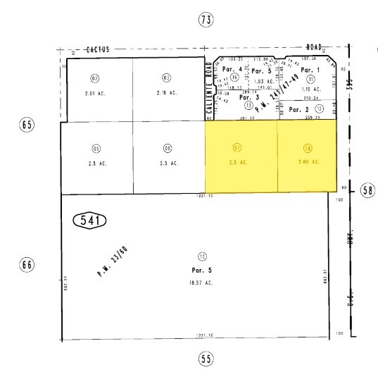 00000 U.S. 395 Hwy, Adelanto, CA for sale - Plat Map - Image 3 of 8