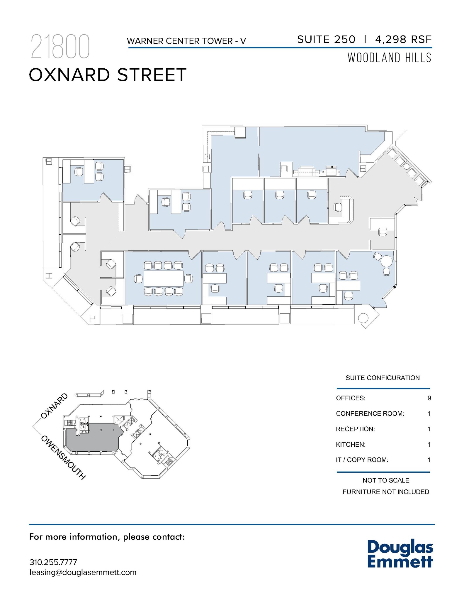 21800 Oxnard St, Woodland Hills, CA for lease Floor Plan- Image 1 of 1