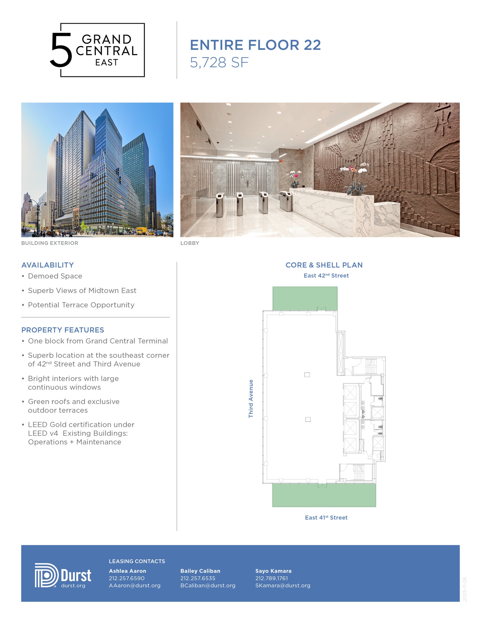 5 Grand Central East, New York, NY for lease Interior Photo- Image 1 of 1