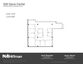 500 Davis St, Evanston, IL for lease Floor Plan- Image 1 of 1