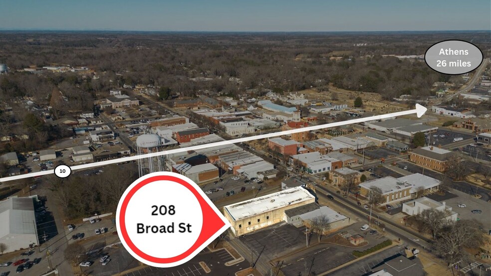 208 S Broad St, Monroe, GA 30655 - J.L. McGarity Ford Building | LoopNet